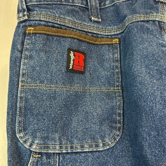 Wrangler Riggs Workwear Men’s Carpenter Utility Blue Jeans 42”x 30” - Picture 5 of 16